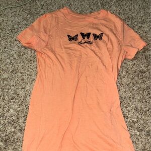 Aeropostale Classic Crew Orange Tee